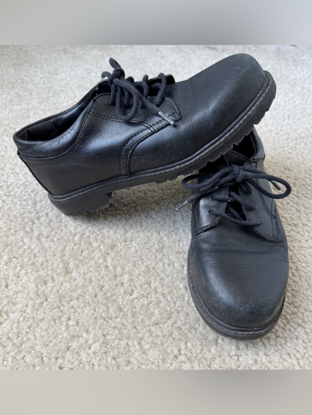 💕3 for $30💕StrideRite Black Lace-Up Dress Shoes
